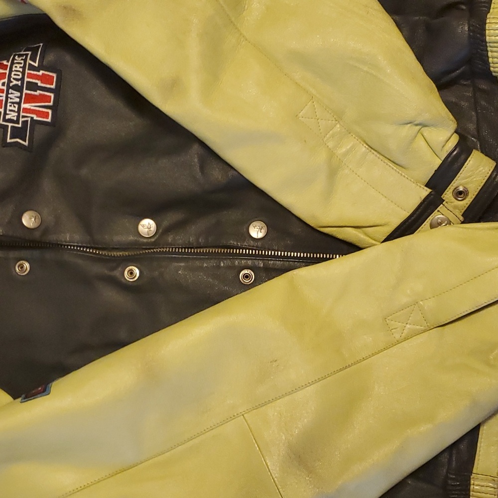 Vintage American made bomber leather jacket - Picture 2 of 4